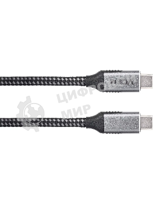 Кабель VCOM USB3.2 Gen2X2, CM->CM, 20Gbs, 100WT, 4KX60Hz, All shell, 1,5 м