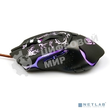 Мышь проводная Nakatomi MOG-25U черный, 2400 dpi, USB, кнопки - 6