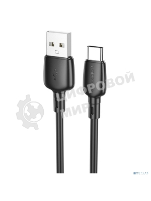 Кабель BOROFONE BX93/USB кабель Type-C/1m/3A/черный
