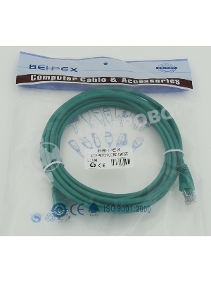 Патч-корд molded 5E Copper 5m зеленый