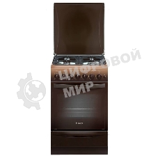 Плита комбинированная Gefest ПГЭ 5102-02 0001 коричневый, конфорок 4 газовых, духовка 55 л, 50 см x 85 см x 58.5 см