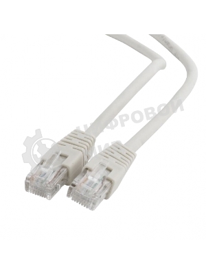 Патч-корд UTP Cablexpert PP6U-10M cat.6, 10м, литой, многожильный, серый