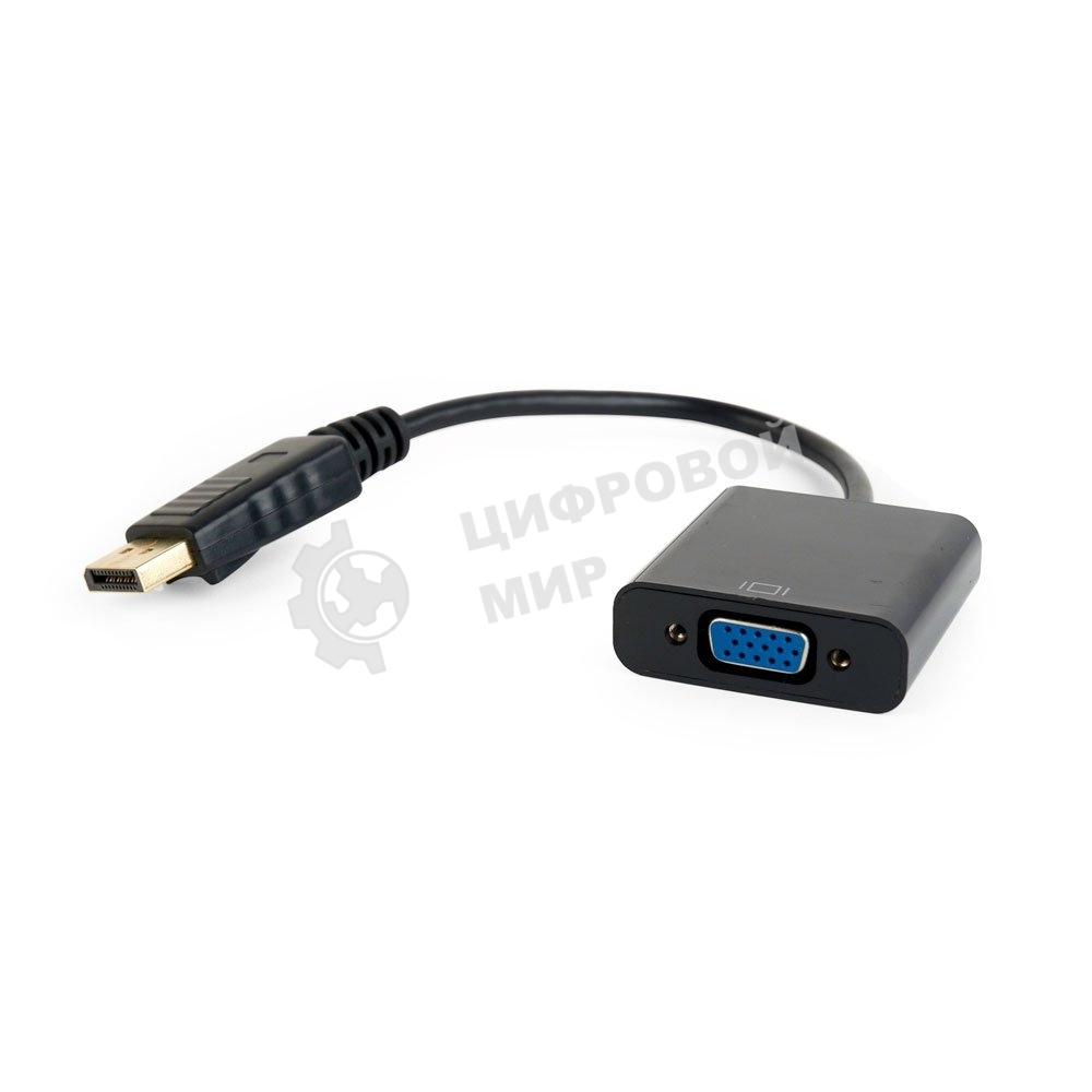 Переходник DisplayPort - VGA Cablexpert A-DPM-VGAF-02, 20M/15F, кабель 15 см, пакет