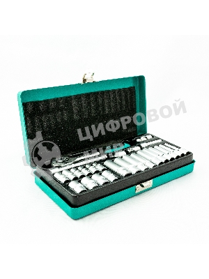 Набор торцевых головок с трещоткой Stels 13574 1/4