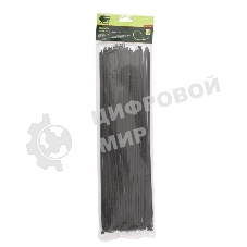Хомуты Сибртех, 370 х 3,6 мм, пластиковые, черные, 100 шт.