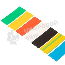 Набор термоусаживаемых трубок Rexant №20 ТУТ нг 20/10 мм, 7 цветов (упак. 21 шт. по 10 см)