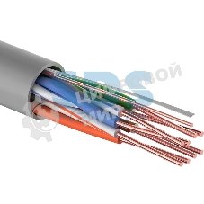Кабель UTP Rexant 4PR 24AWG, CU (медь), cat.5e, 100 МГц, PVC, серый, бухта 100 м
