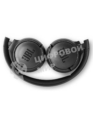 Проводные наушники JBL Tune 500 черный, накладные, jack 3.5 мм, складная конструкция
