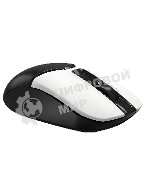 Мышь беспроводная A4Tech Fstyler FB12 белый/черный, 1200 dpi, радиоканал, Bluetooth, USB, кнопки - 3