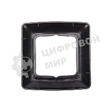 Рамка Kranz 1-я DEA горизонтальная черный металлик