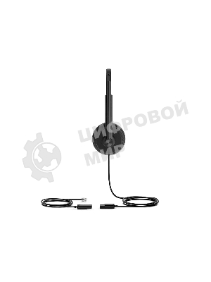 Гарнитура проводная YEALINK YHS34 Lite Dual Дуо, Проводная, HD звук, QD, RJ9, шт