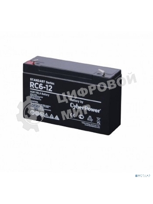 Аккумуляторная батарея SS CyberPower RC 6-12/6 В 12 А·ч