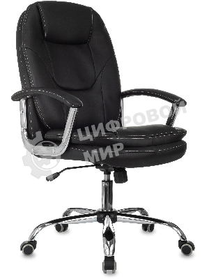 Кресло Бюрократ CH-868SL черный, экокожа