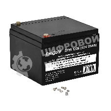 Батарея для ИБП ExeGate DTM 1226 (12V 26Ah), клеммы под болт М5