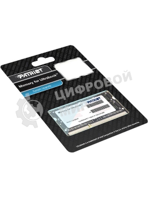Оперативная память Patriot, DDR3L, 8GB (1x8 GB), 1600 MHz, CL11, SO-DIMM