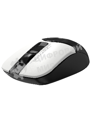 Мышь беспроводная A4Tech Fstyler FB12 белый/черный, 1200 dpi, радиоканал, Bluetooth, USB, кнопки - 3