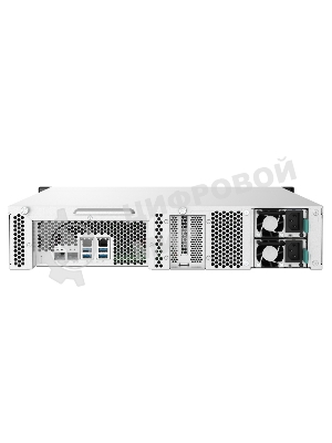 Сетевое хранилище без дисков SMB QNAP TS-832PXU-RP-4G 8-Bay 2U rackmount NAS, AL324 quad-core 1.7 GHz, 1x4Gb DDR4 RAM (max 1x16Gb), SATA 6Gb/s, 2x 10GbE SFP+ LAN, 2x 2.5 GbE LAN, 2xPSU. W/o RAIL-B02