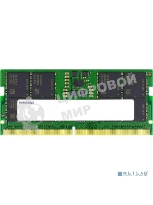 Оперативная память Samsung, DDR5, 16GB (1x16GB), 5600MHz, CL40, SO-DIMM, OEM