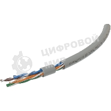 Кабель информационный Sysmatrix TP UUTP4.5ES24.PVC.GY305 кат.5E U/UTP 4 пары 0.5AWG нг(А)-LS внутренний 305м серый