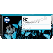 Картридж струйный HP 747 усилитель глянца, для HP DesignJet Z9+ 300-ml