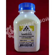 Тонер Samsung CLP 300/315/320/325/360/415/500/510/600/610/660/CLX3300/3305 Yellow, (фл.45г.) AQC фас. Россия