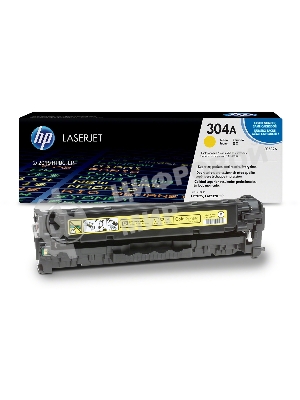 Картридж лазерный HP CC532A желтый для LJ CP2025/CM2320 2800стр.