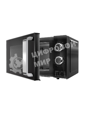 Микроволновая печь Centek CT-1570 черный, 23 л, 900 Вт, переключатели - поворотный механизм