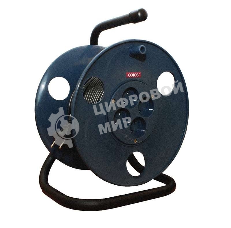 Удлинитель Союз ТМ сил. на катушке с 4 гн. 3500 Вт 50 м 481S-3305