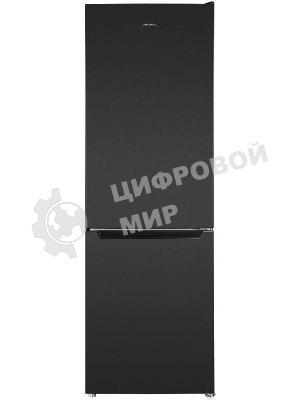Холодильник Maunfeld MFF185SFSB черный мат. двухкамерный 211/104л морозилка снизу