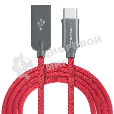 Кабель Crown USB - microUSB CMCU-3132M red