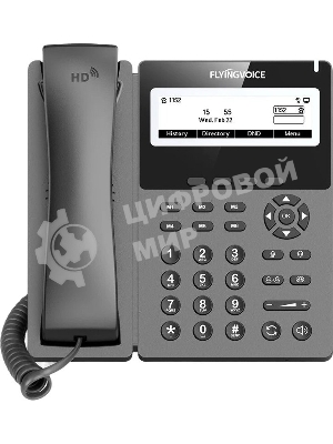Телефон IP Flyingvoice P22P серый (упак.:1шт)