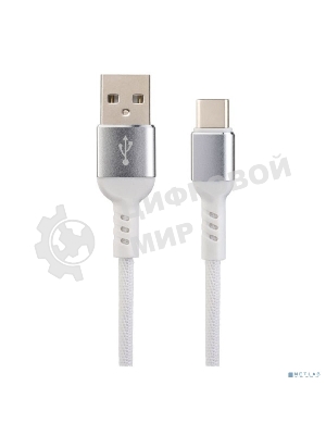 Кабель PERFEO USB2.0 A вилка - USB Type-C вилка, белый, длина 1 м, бокс (U4906)