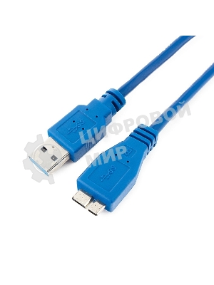 Кабель USB 3.0 для соед. 1.8м А-microB (5 pin) PRO позол.конт., пакет