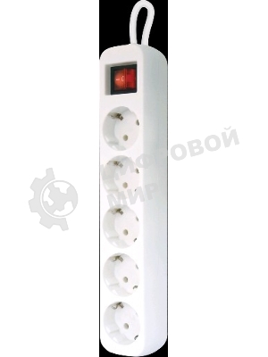 Удлинитель Defender S530 белый 3.0 м, 5 розеток 
