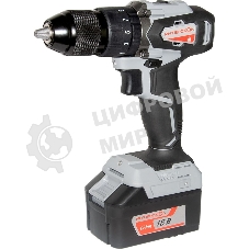 Дрель-шуруповерт ИНТЕРСКОЛ ДАУ-13/18ВК, 18 В, 1,5 Ач, 45 Нм, щеточный, ударный