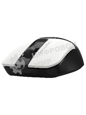 Мышь беспроводная A4Tech Fstyler FB12 белый/черный, 1200 dpi, радиоканал, Bluetooth, USB, кнопки - 3