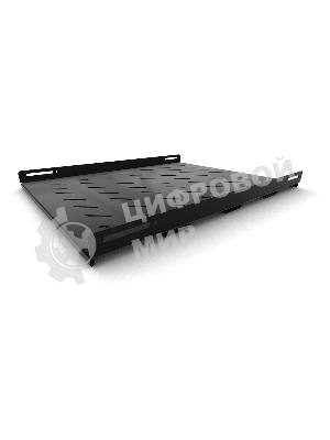 Полка стационарная Hyperline TSH3H-650-RAL9004 1U нагр.:100кг. 19