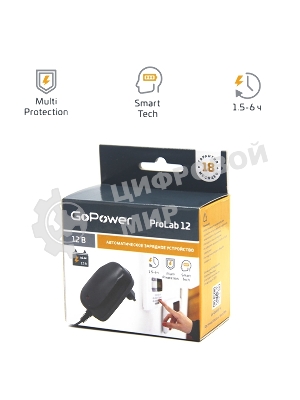 З/У для свинцово-кислотных аккумуляторов 12V GoPower ProLab 12 1.0A (1/100)