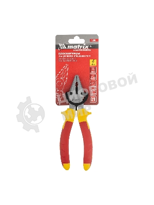 Плоскогубцы комбинированные Matrix insulated 160 мм двухкомпонентные рукоятки