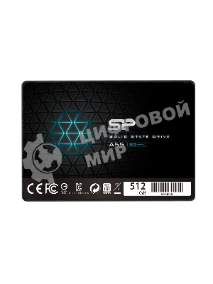Накопитель SSD Silicon Power Ace A55, 512Gb, SATA III, 2.5