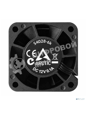 Вентилятор для корпуса Arctic S4028-6K черный, 40 мм, 6000 об/мин, 4 pin