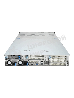 Серверная платформа ASUS RS720-E11-RS12U, 2U, 2 x LGA4677, 32 DIMM DDR5, 12=8 x NVMe/SAS*/SATA + 4 NVMe/SATA hs, 2 x M.2 slot, 2 x 10Gbe (X710) RJ45 port,Up to 8 slots PCIe 5.0, 1 x OCP 3.0, 1+1 1600W