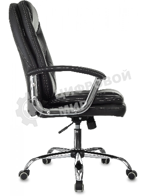 Кресло Бюрократ CH-868SL черный, экокожа