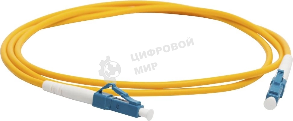 Патч-корд оптический LANMASTER, LSZH, дуплексный, SC/UPC-SC/UPC, SM OS2, 1.0 м