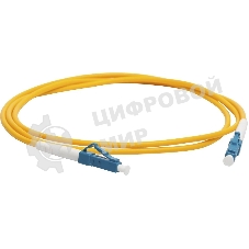 Патч-корд оптический LANMASTER, LSZH, дуплексный, SC/UPC-SC/UPC, SM OS2, 1.0 м