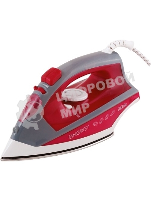 Утюг Energy EN-328 бордовый, 2000 Вт, 18 г/мин, 220 мл