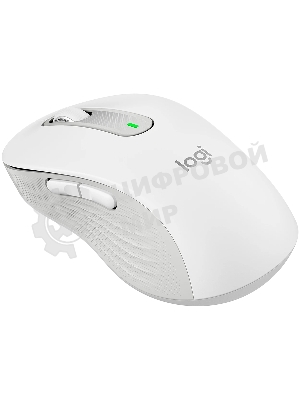 Мышь беспроводная Logitech Signature M650 L белый, 4000 dpi, радиоканал, Bluetooth, USB, кнопки - 5