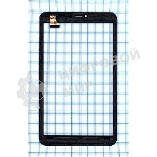 Сенсорное стекло (тачскрин) для Irbis TZ855, черное с рамкой