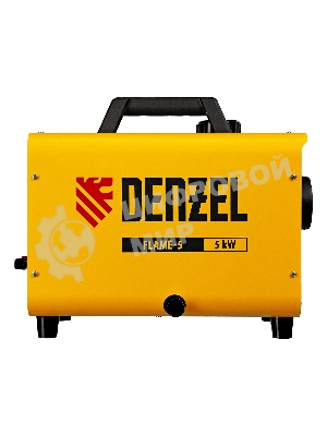 Дизельная тепловая портативная пушка Denzel Flame-5, 5кВт, 300м3/ч, непр.наг., циф. терм.
