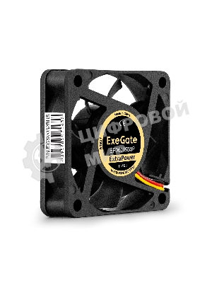 Вентилятор для корпуса ExeGate ExtraPower EP06015B3P черный, 60 мм, 5000 об/мин, 34 дБ, 3 pin